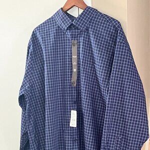 Men's Big & Tall Casual Button-Down Shirt